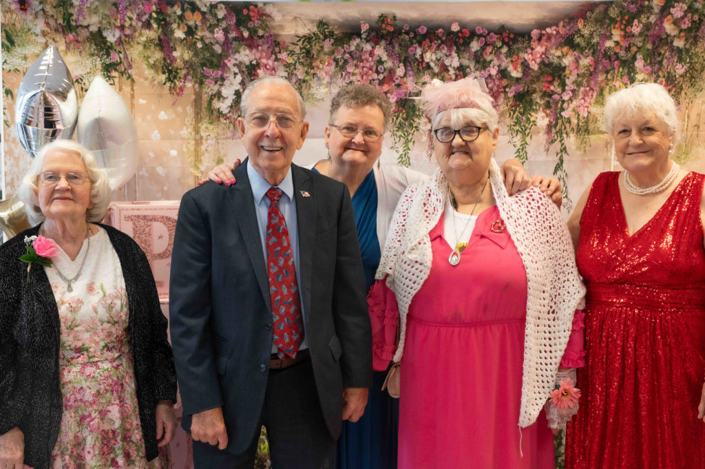 Seniors enjoying an activity at Berkeley Senior Services